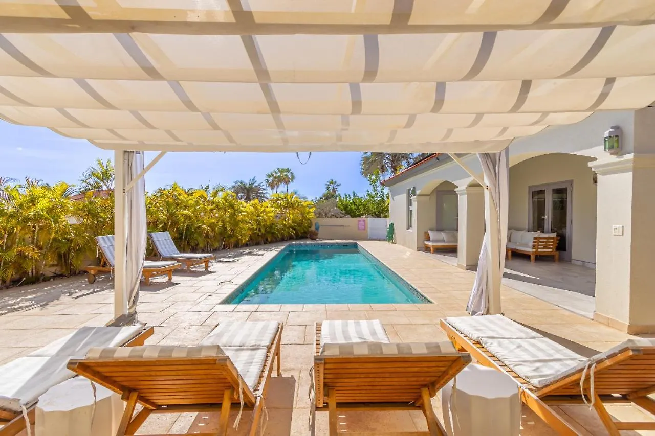 Luxury Pool Villa With View Cabana Bbq 3Minbeach In Tierra Del Sol Malmok 0*,