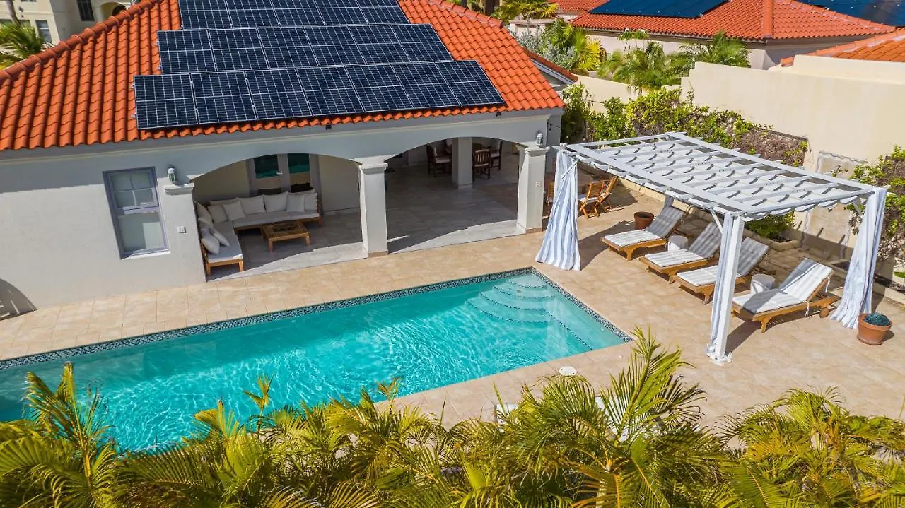 Luxury Pool Villa With View Cabana Bbq 3Minbeach In Tierra Del Sol Malmok