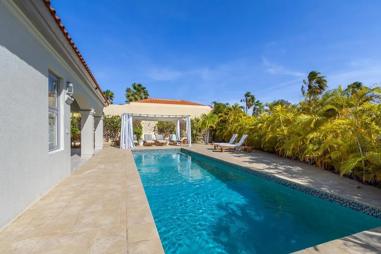 Luxury Pool Villa With View Cabana Bbq 3Minbeach In Tierra Del Sol Malmok
